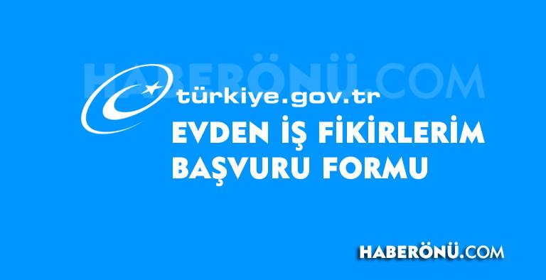 Evden iş fikirlerim 2024? Başvuru formu 2024?