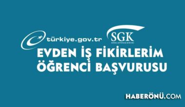 Evden iş fikirlerim öğrenci başvurusu 2024!