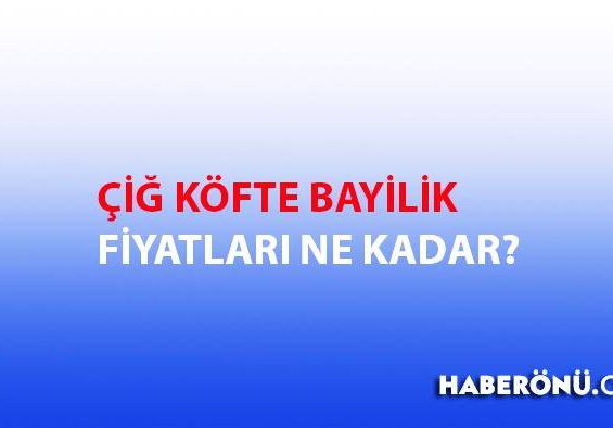 Çiğköfte bayilik fiyatları! Çiğköfte bayilik veren firmalar 2024