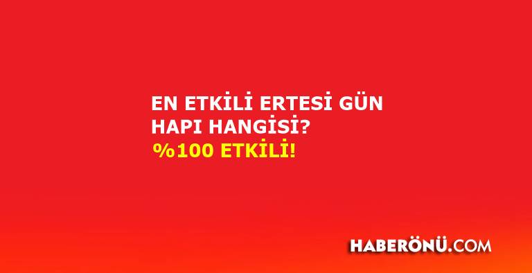En etkili ertesi gün hapı 2024?