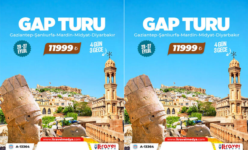 GAP’ın Kalbine Yolculuk: Gaziantep, Şanlıurfa, Mardin, Midyat ve Diyarbakır Turu!